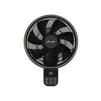 ALPHA MOTTO 14'' 7 BLADE WALL FAN DC MOTOR & 10 SPEED - TITANIUM | MOTTO WF B32/14